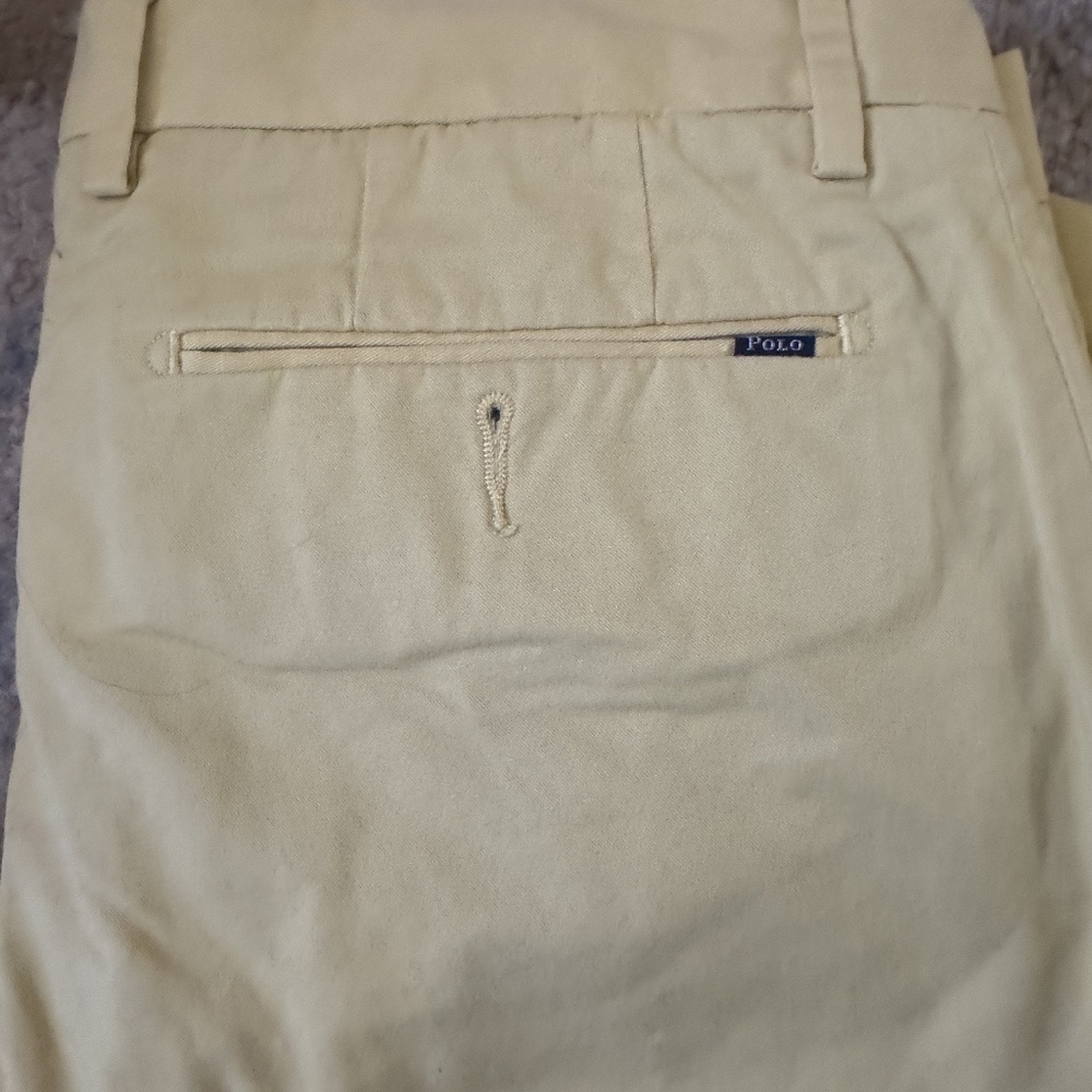 32/32 Yellow Polo Ralph Lauren Dress Pants
